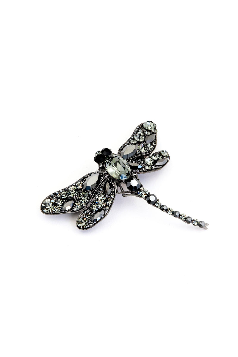 Crystal Dragonfly Barrette Barrette Soho Style