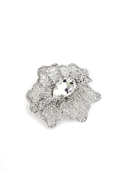 Crystal Mosaic Flower Barrette Barrette Soho Style