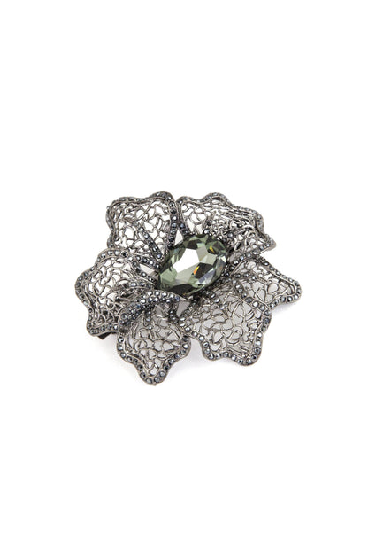 Crystal Mosaic Flower Barrette Barrette Soho Style