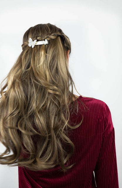 Double Butterfly Crystal Barrette Sale Soho Style