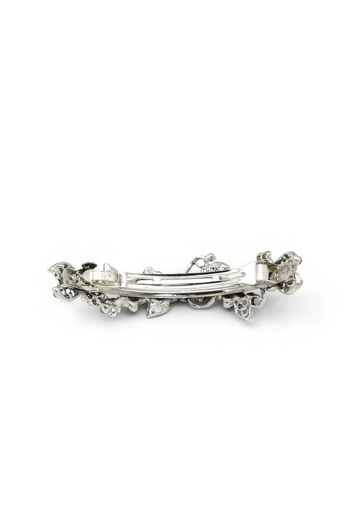 Floral Gardena Crystal Barrette Barrette Soho Style