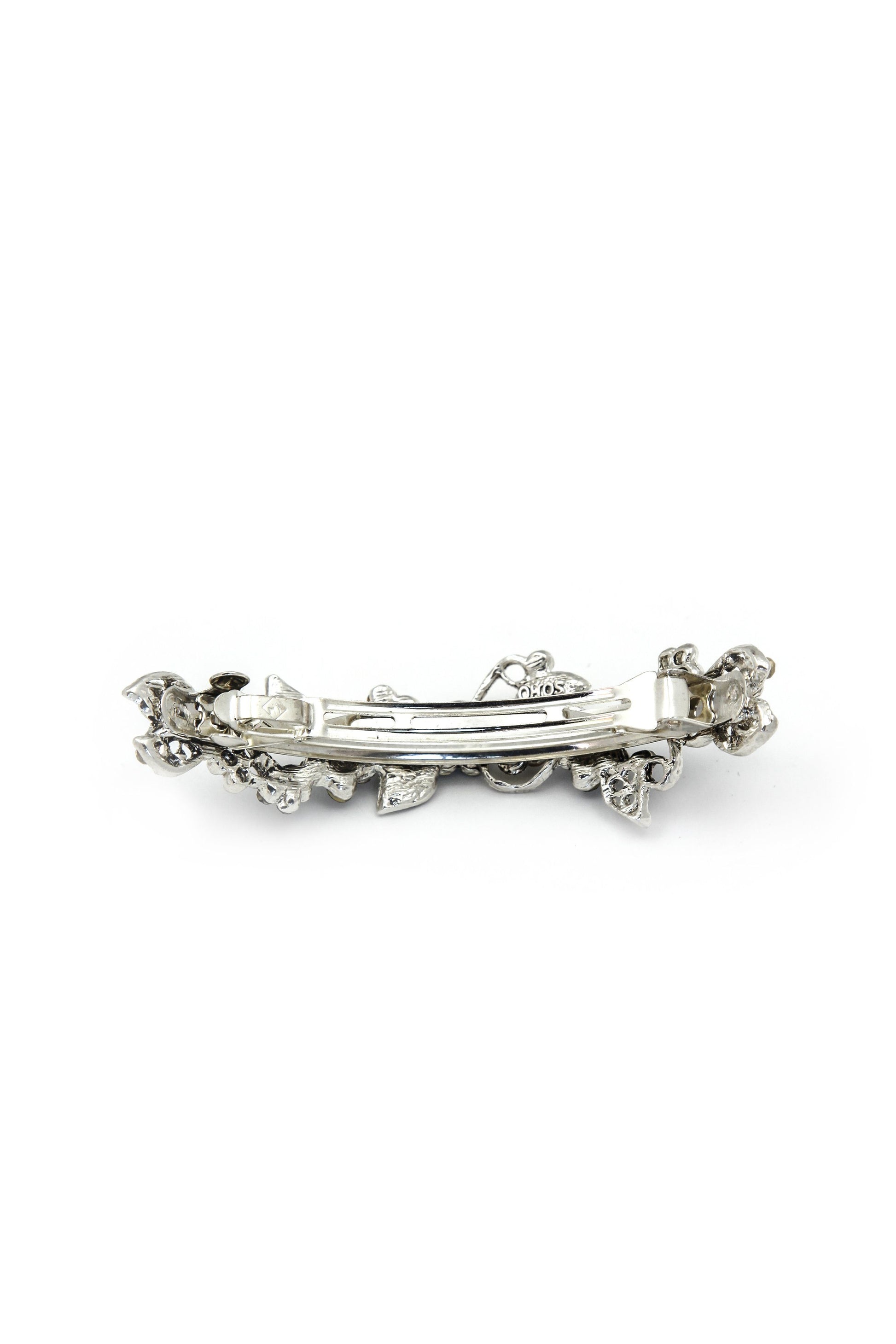 Floral Gardena Crystal Barrette Barrette Soho Style