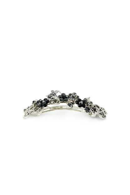 Floral Gardena Crystal Barrette Barrette Soho Style