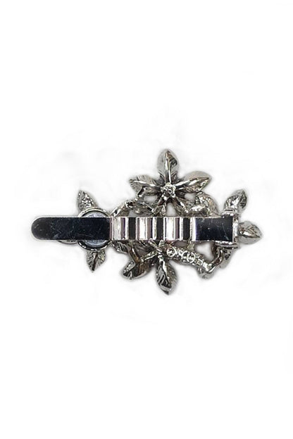 Royal Pearl Floral Magnetic Barrette Barrette Soho Style