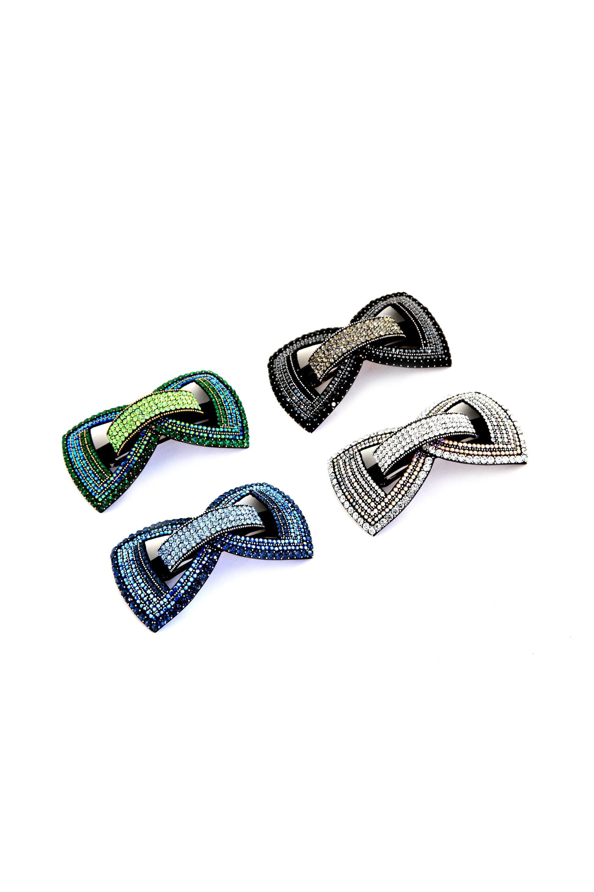 Tuxedo Hair Bow Tie Barrette Barrette Soho Style