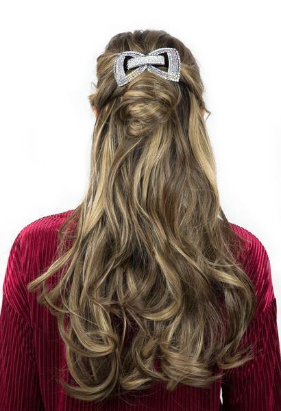 Tuxedo Hair Bow Tie Barrette Barrette Soho Style