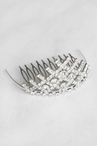 Katrina Mini Crystal Tiara