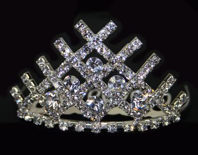 Katrina Crystal Tiara Crown Soho Style