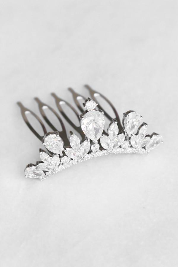 Maribel Crystal Hair Crown Crown Soho Style