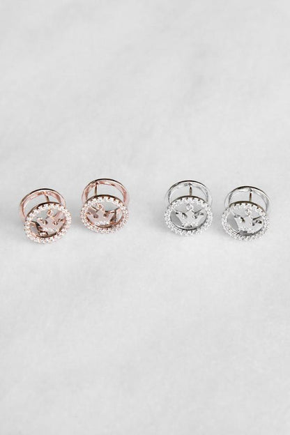 Charming Crystal Crown Chain Earring Earring Soho Style