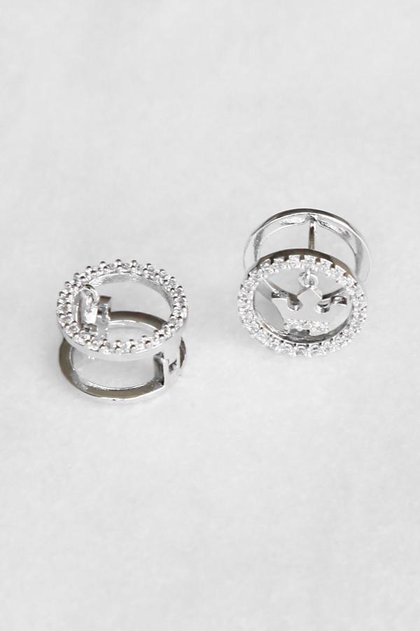 Charming Crystal Crown Chain Earring Earring Soho Style