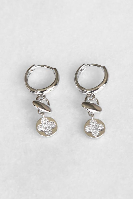 Julianne Charm Chain Crystal Earring Earring Soho Style