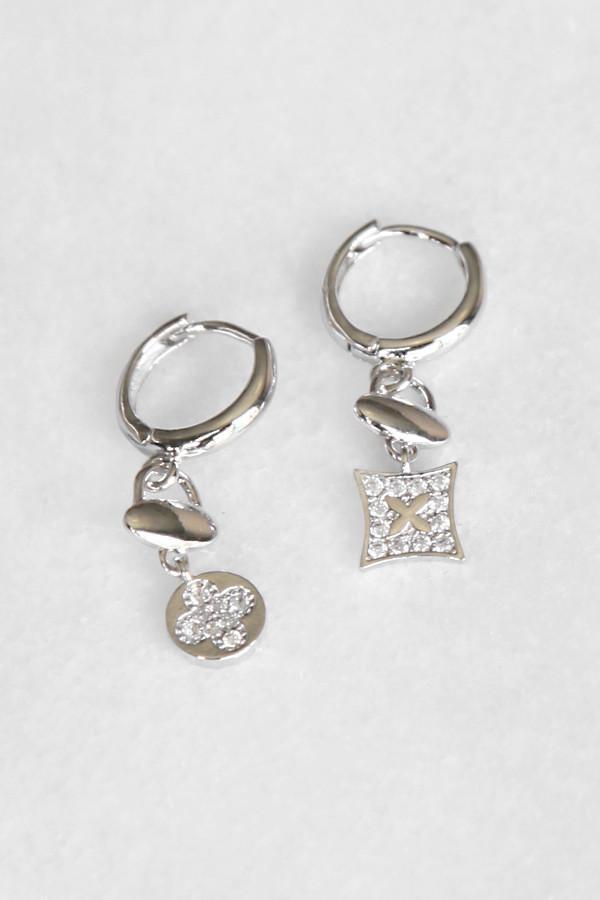 Juliette Charm Chain Crystal Earring Earring Soho Style