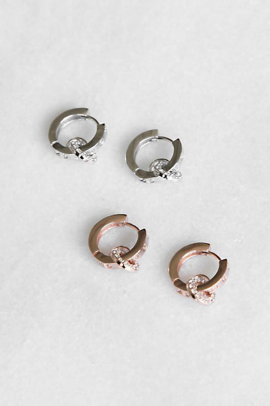 Naomi Crystal Hoop Earring Earring Soho Style