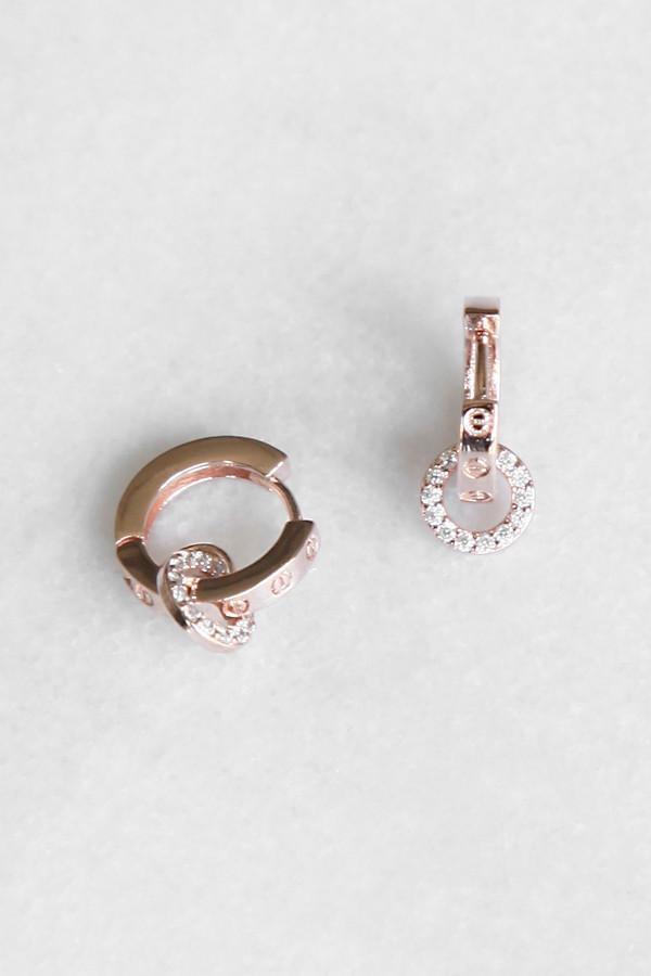 Naomi Crystal Hoop Earring Earring Soho Style