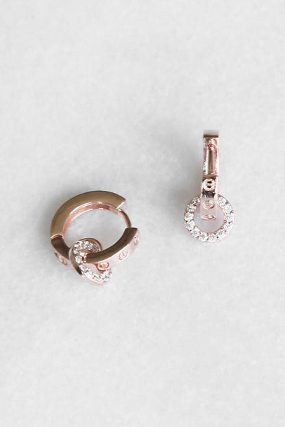 Naomi Crystal Hoop Earring Earring Soho Style