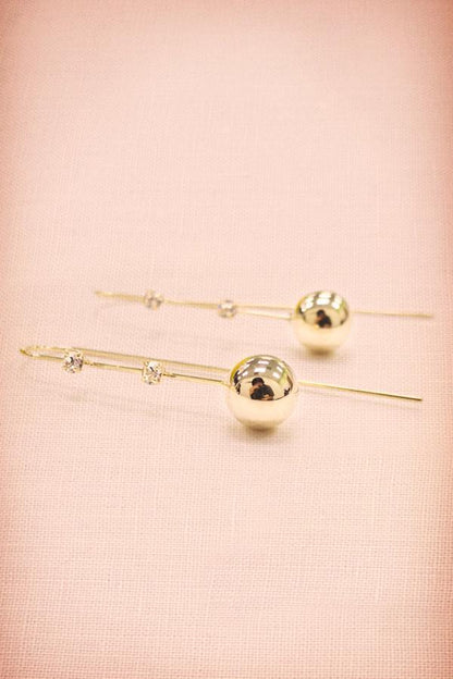 Round Drop Chain Earrings Earring Soho Style