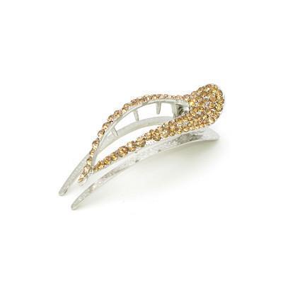 Elongated Crystal Teardrop Hair Clip Hair Clip Soho Style