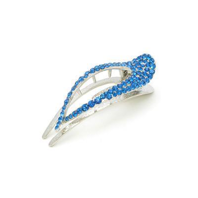 Elongated Crystal Teardrop Hair Clip Hair Clip Soho Style