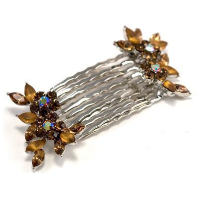 Frosted Vine Hair Combs (Pair) Hair Comb Soho Style