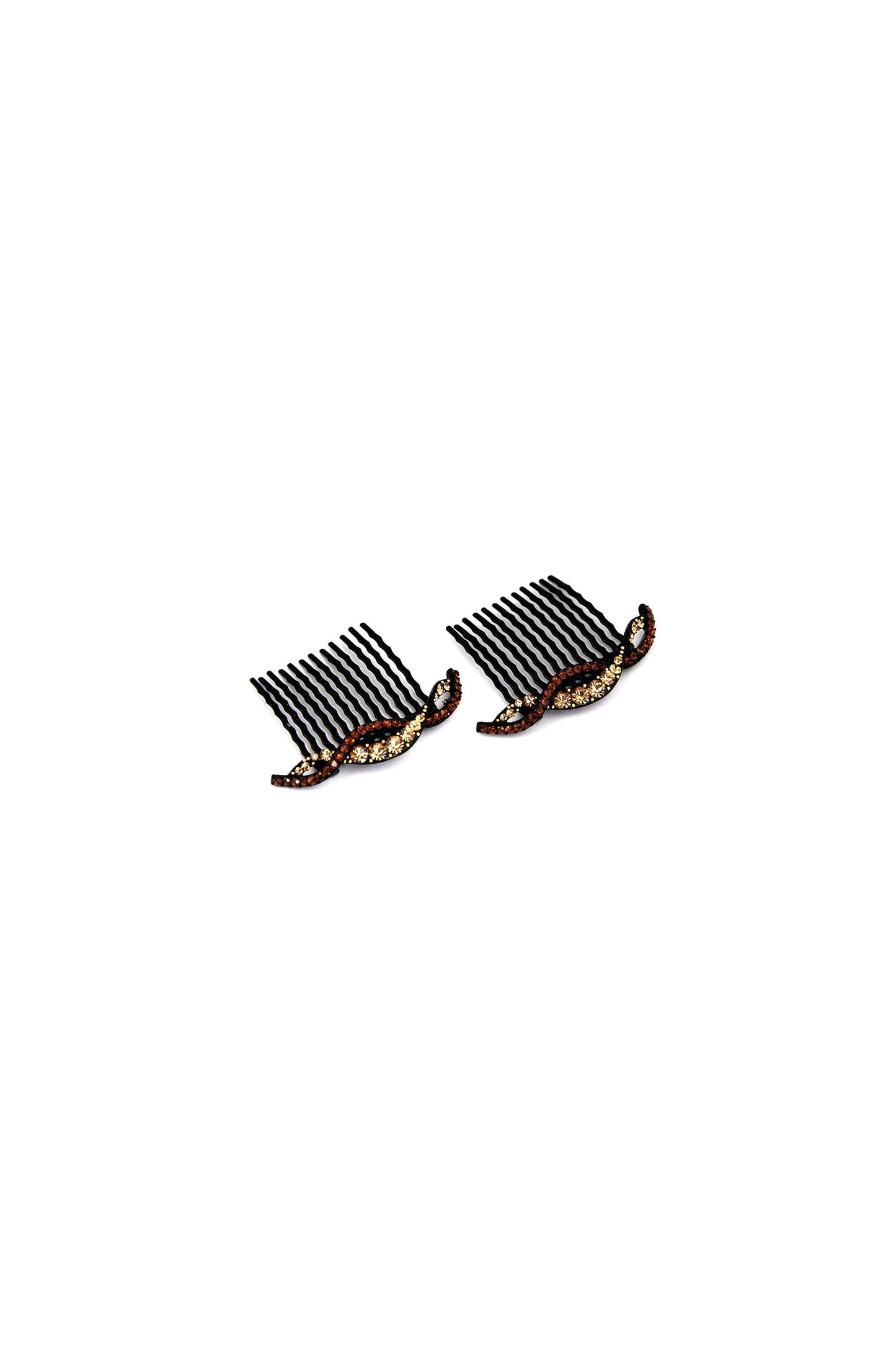 Summer Wave Crystal Hair Comb (Sold as a Pair) Hair Comb Soho Style