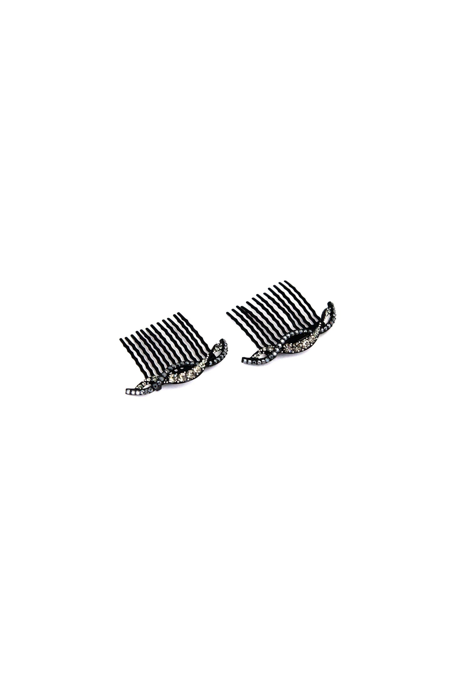 Summer Wave Crystal Hair Comb (Sold as a Pair) Hair Comb Soho Style