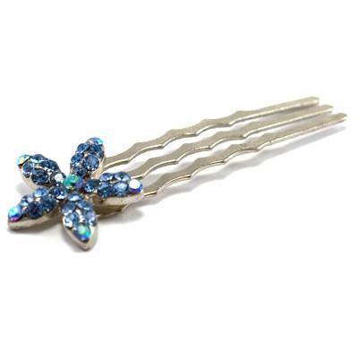 Crystal Flower Mini Hair Comb (5 piece set) Hair Comb Soho Style