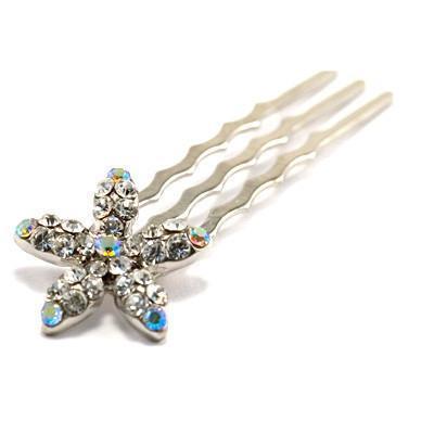 Crystal Flower Mini Hair Comb (5 piece set) Hair Comb Soho Style
