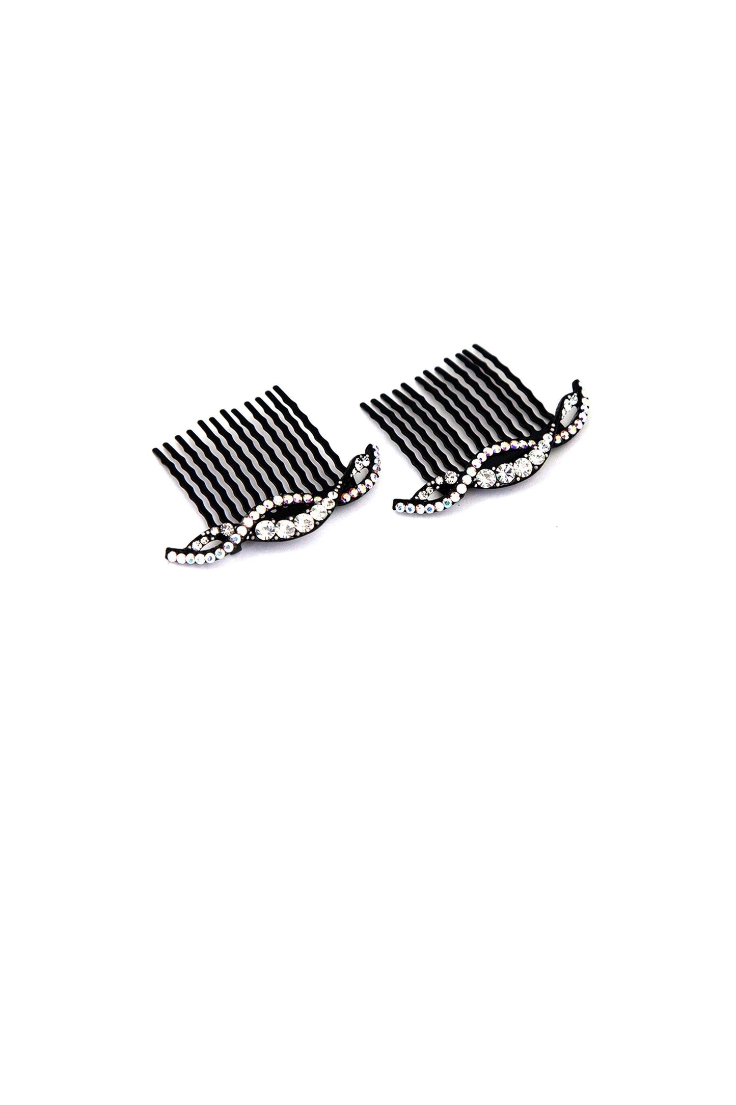 Summer Wave Crystal Hair Comb (Sold as a Pair) Hair Comb Soho Style