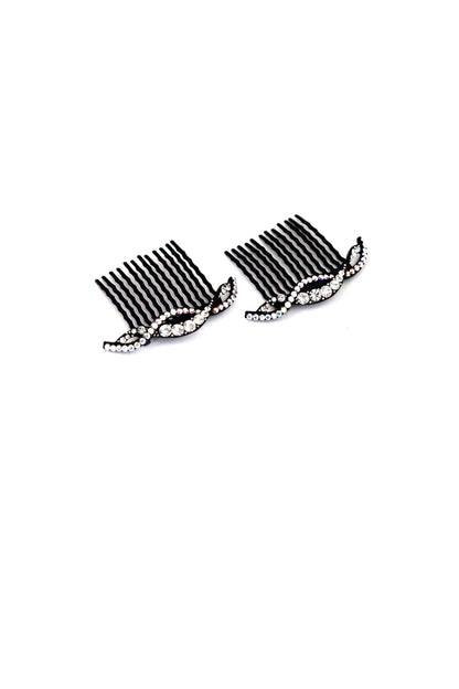 Summer Wave Crystal Hair Comb (Sold as a Pair) Hair Comb Soho Style
