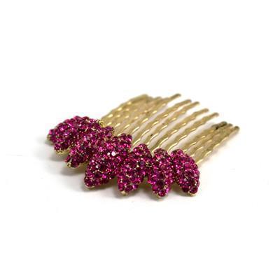 Sale - Almond Cluster Crystal Comb (Per Piece) Hair Comb Sale