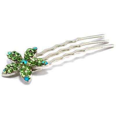 Crystal Flower Mini Hair Comb (5 piece set) Hair Comb Soho Style