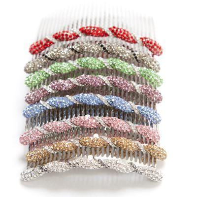 Natalie Crystal Wrap Hair Comb Hair Comb Soho Style