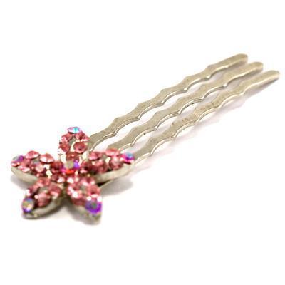 Crystal Flower Mini Hair Comb (5 piece set) Hair Comb Soho Style
