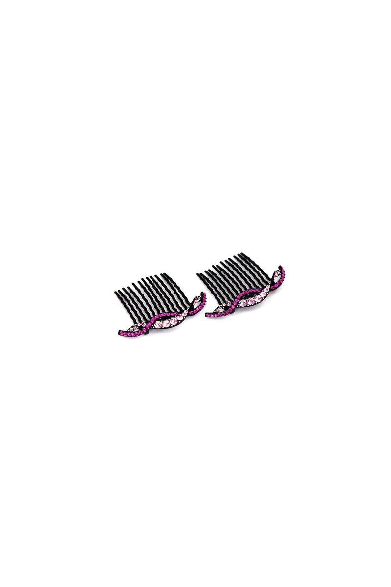 Summer Wave Crystal Hair Comb (Sold as a Pair) Hair Comb Soho Style