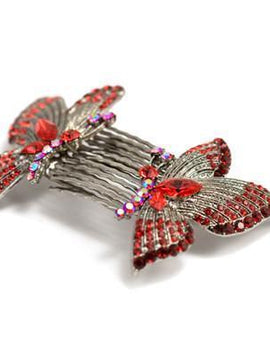 Butterfly Wings Hair Combs (Pair)