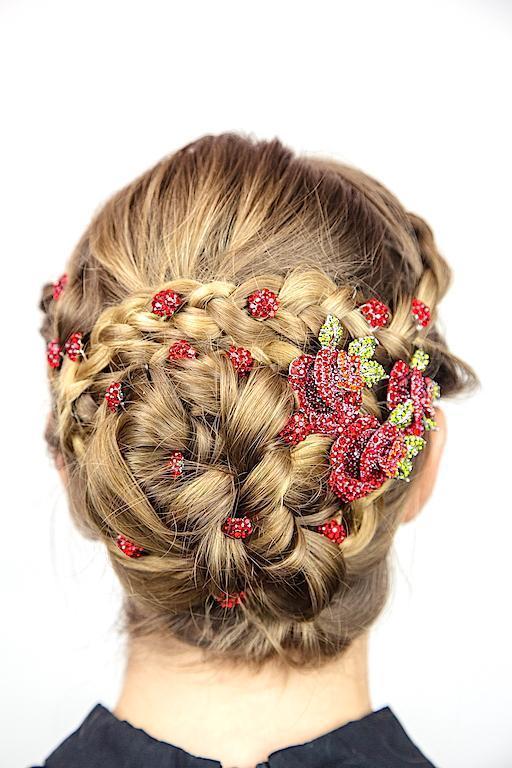Crystal Cluster Mini Hair Comb Hair Comb Soho Style