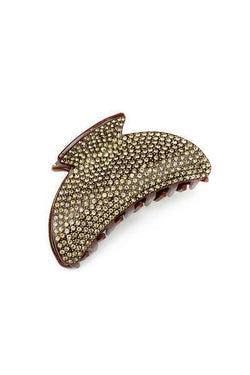 Large Lightweight Crystal Covered Hair Jaw Hair Jaws Soho Style