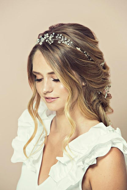 Gabriella Crystal Vine Headpiece headband Soho Style