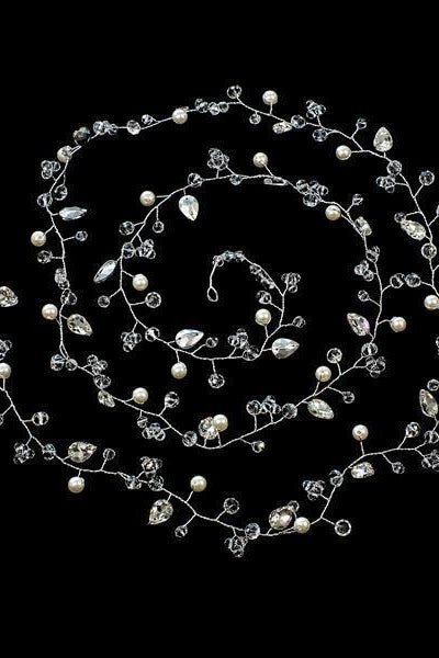 Gabriella Crystal Vine Headpiece