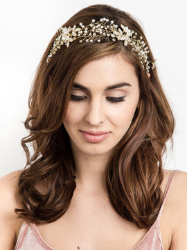 Laura Crystal Hair Crown