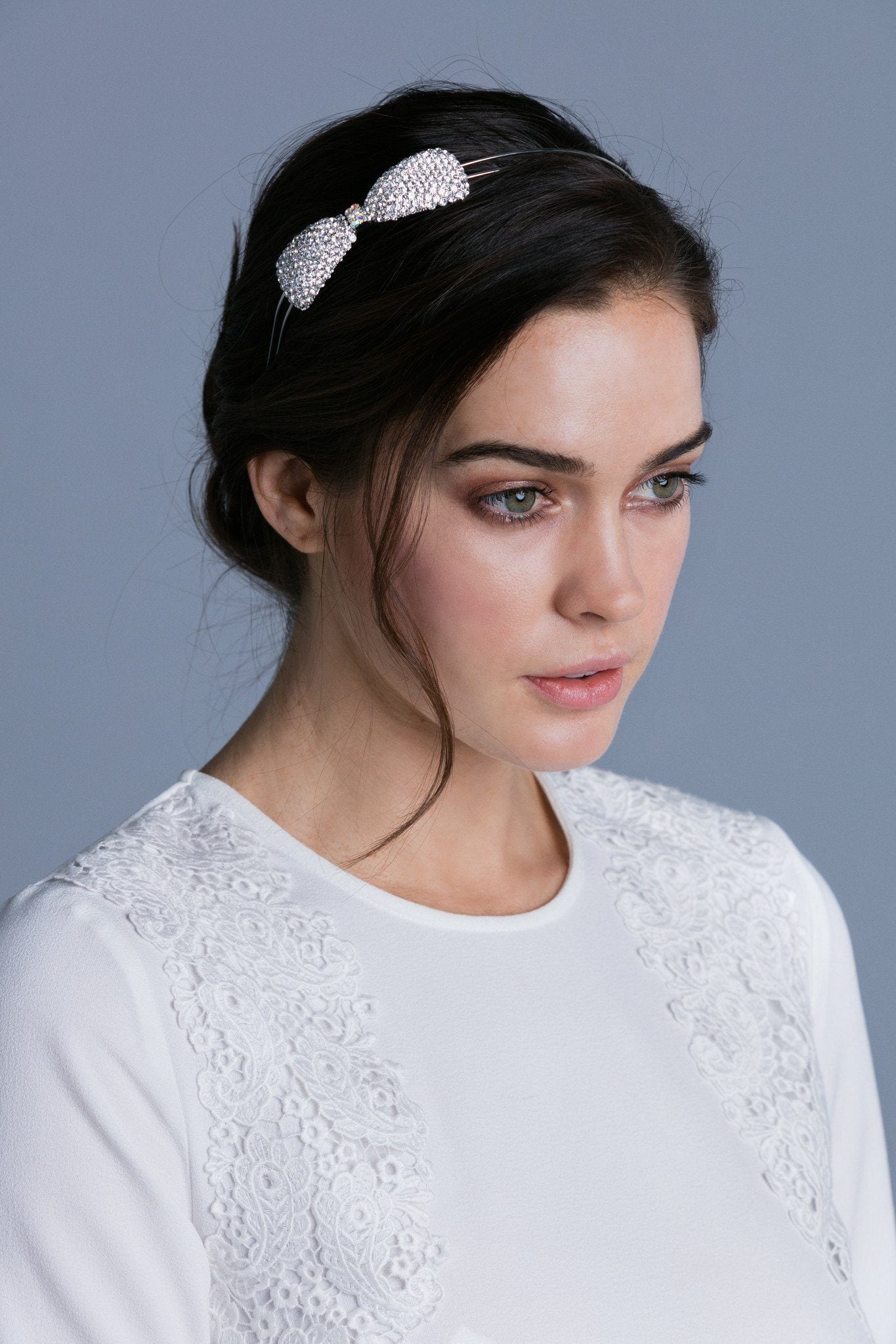 Crystal Bow Headband Headband Soho Style