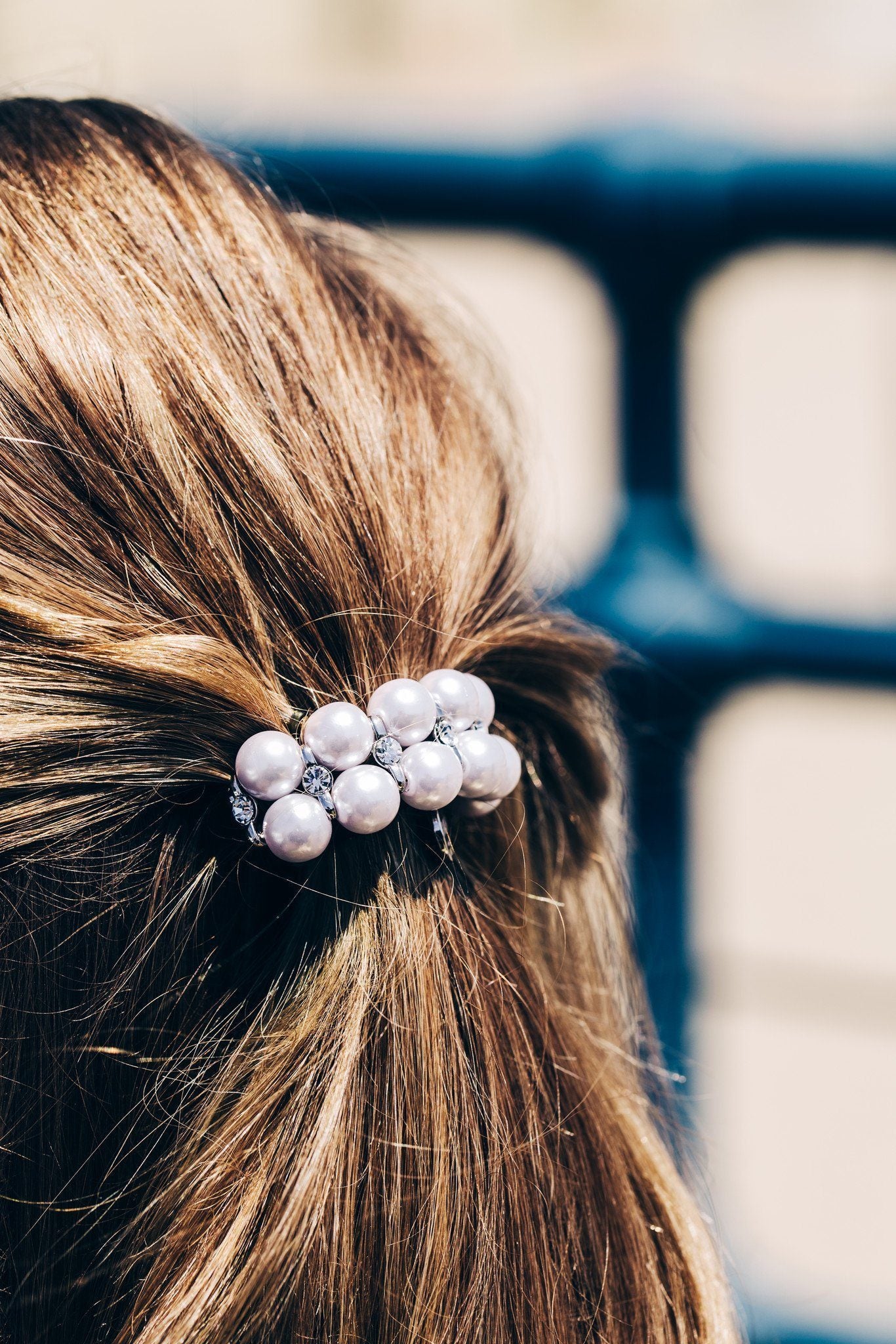 Double Pearl Ball Ponytail Holder Ponytail Holder Soho Style