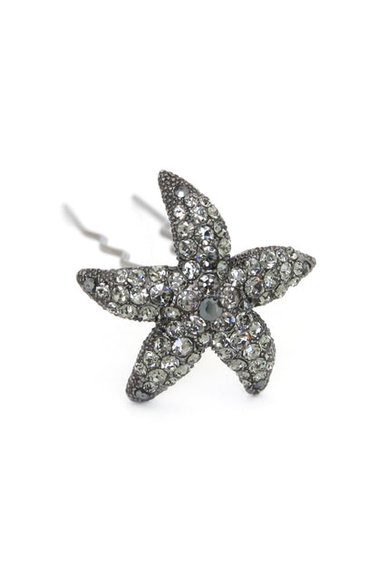 Crystal Starfish Hair Stick Stick Soho Style