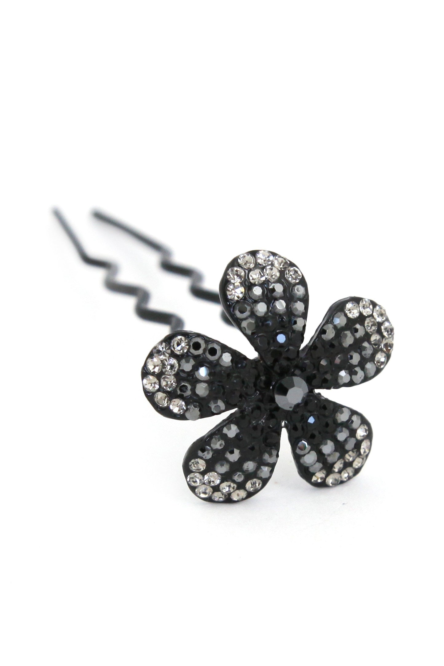 Ombre Crystal Flower Hair Stick Stick Soho Style