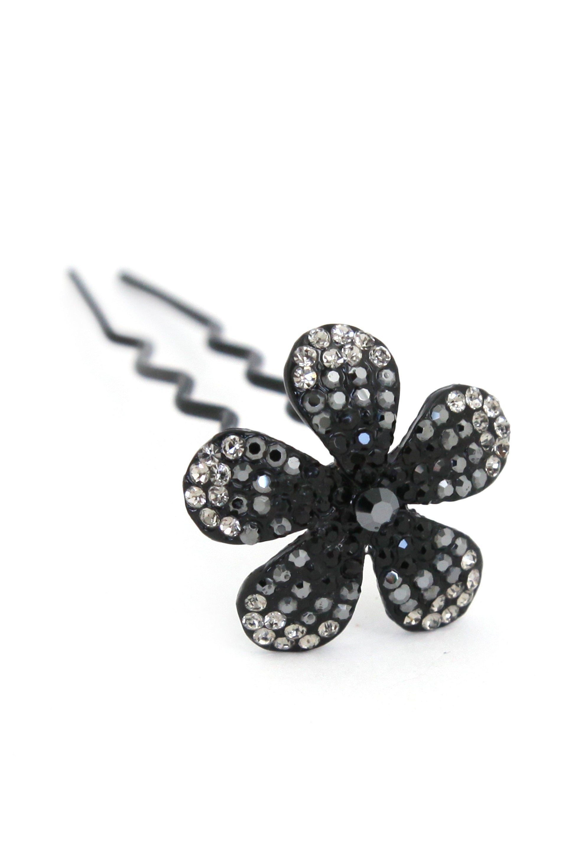 Ombre Crystal Flower Hair Stick Stick Soho Style