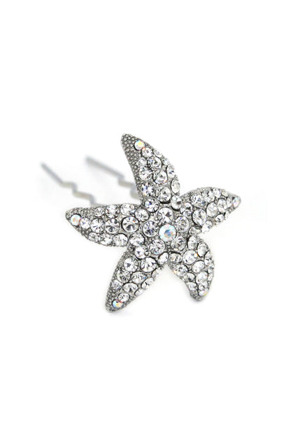 Crystal Starfish Hair Stick Stick Soho Style