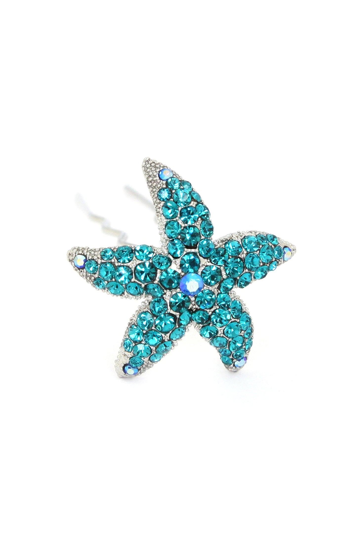 Crystal Starfish Hair Stick Stick Soho Style