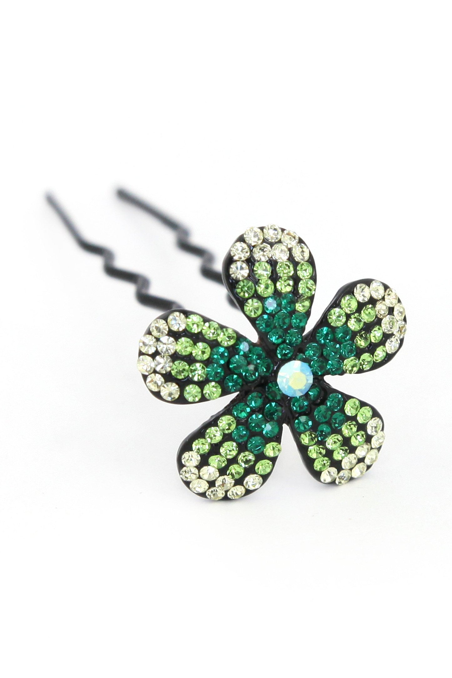 Ombre Crystal Flower Hair Stick Stick Soho Style