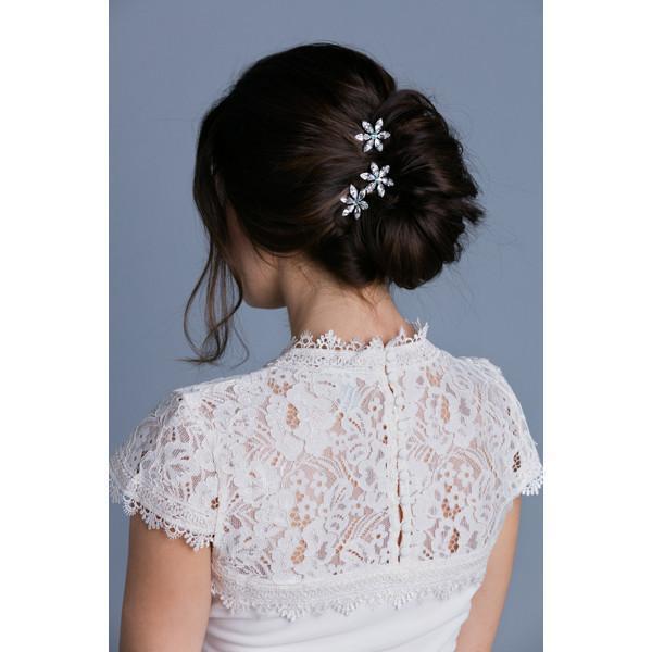 Large Crystal Daisy Bun Stick Stick Soho Style